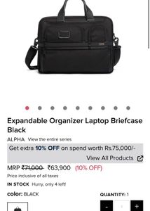 Tumi Laptop Bag