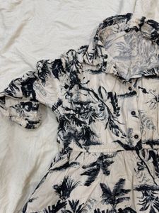 Tropical Print Dress