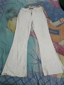 White Bell bottom Jeans