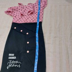 Cute Polka Dot &amp; Black Dress