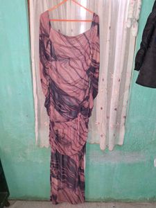 Elegant Ruched Maxi Dress