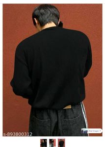 Men's White Textured T-Shirt
