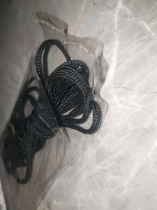 Black Braided Rope Cord