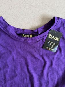 Purple Crop Top T-Shirt
