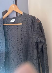 NEW Long Cotton Lace Shrug. Only Shrug