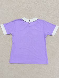 💜Lavender Peter Pan Collar Top