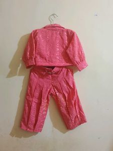 Girls' Pink Jacket &amp; Pants Set