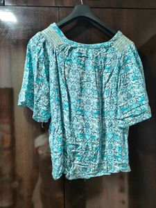 Boho Floral Print Top