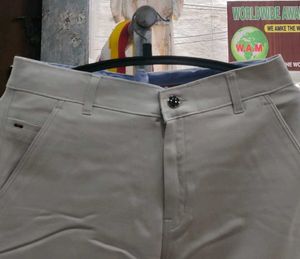 Casual Beige Pants