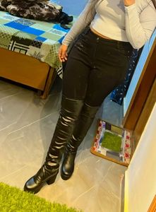 Black Above Knee Boots