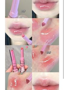 cute heart stick lip blush