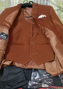 Men's Brown Suit Jacket