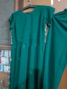 Green Embroidered Kurta Set with Palazzo