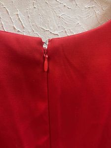 H&amp;M Red satin dress