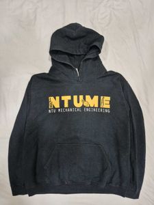 BLACK TRENDING HOODIE WITH BACK PRINT