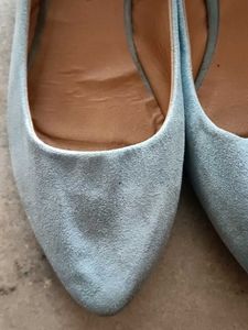 Forever Glam Blue Ballet Flats
