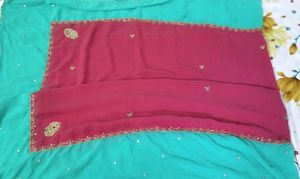 Shirt Shalwar Dupatta Zardozi Festival Offer Silk