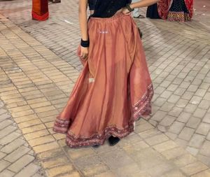 Beautiful Peach Colored Lehenga skirt