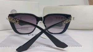Versace Black Cat-Eye Sunglasses