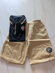 Stylish Polo Shirt & Shorts Set