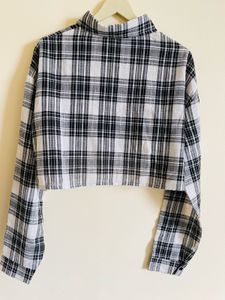 Checked Crop Top