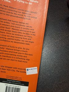 The Subtle Art of Not Giving a F*ck Book