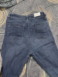 Women's Flared Blue Jeans