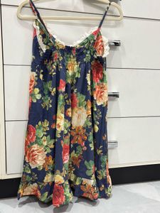 Floral Print Mini Dress