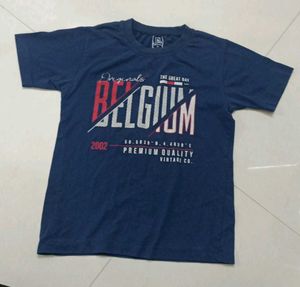 navy blue graphic tshirt