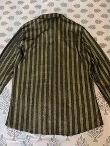 Sparkly Striped  shirt party wear
