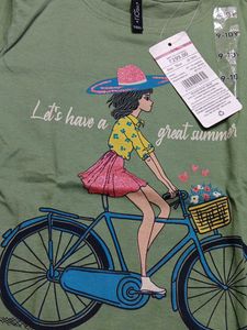 8-10 year Cute Graphic Print Tee