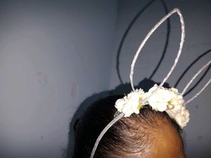 Floral Bunny Ears hairband kids girls womens