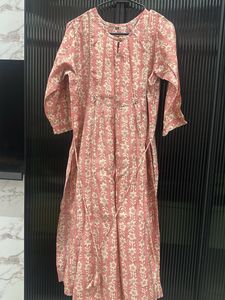 Beautiful Pink Floral Kurta