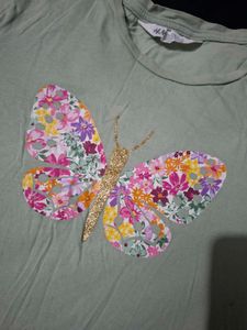 Cute Butterfly Ruffle Dress