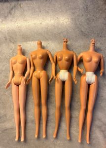 Lot of 4 Doll Torso Bodies