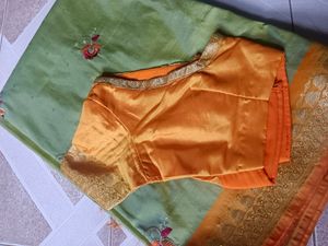Fancy Green Saree