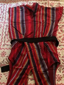 Red Striped Dress