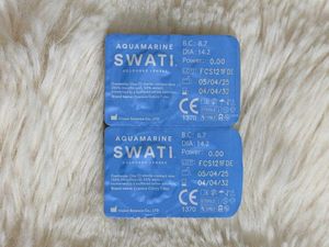 Swati coloured contact lens- Aquamarine