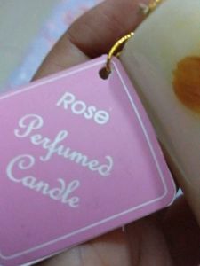 Rose Scented Decorative Candle