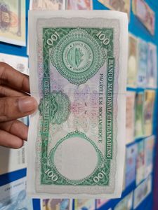 Mocambique 100 Escudos Note 💶UNC Old Issue, Rare