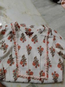 Designer Kurta with Floral Print