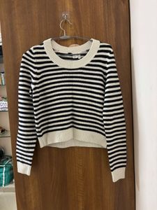 Striped Knit Sweater