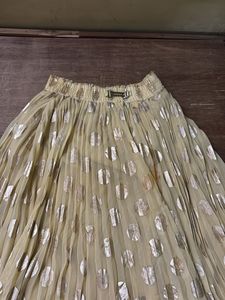 Pleated Polka Dot Ethnic Skirt for Navratri