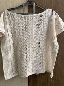 Sheer Lace Crop Top