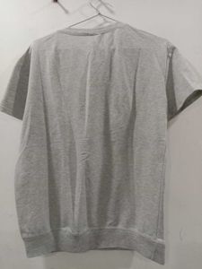 Grey Graphic Print T-Shirt