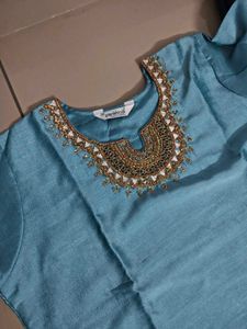 Elegant Blue Kurta Set with Dupatta