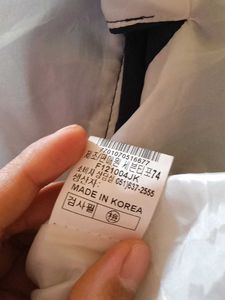 Navy Blue Double-Breasted Blazer