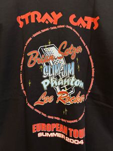Stray Cats Graphic T-Shirt single stitch