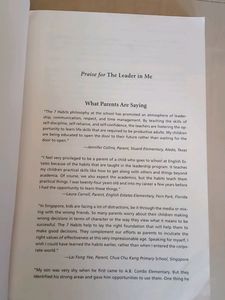 The Leader in Me - Stephen Covey Book