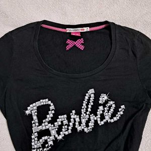 Y2k Fitted Barbie Graphic T-Shirt